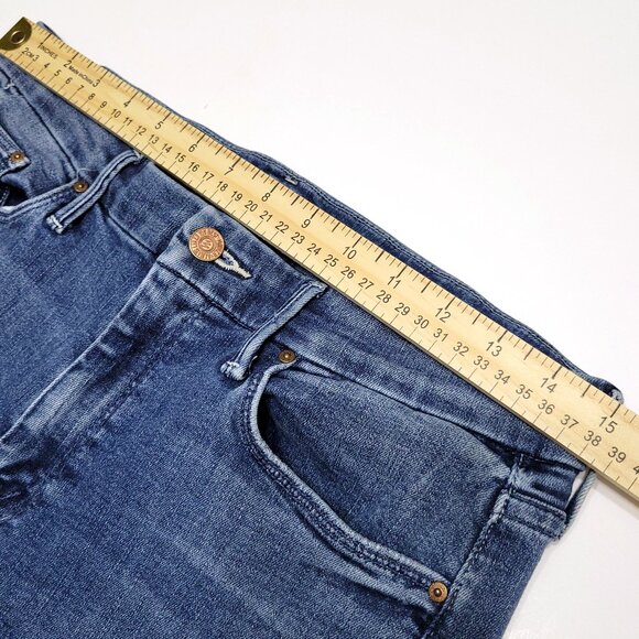 Mother Women The Looker Skinny Jeans Sz 29 Groovin High Rise Medium Wash Stretch - Picture 7 of 15